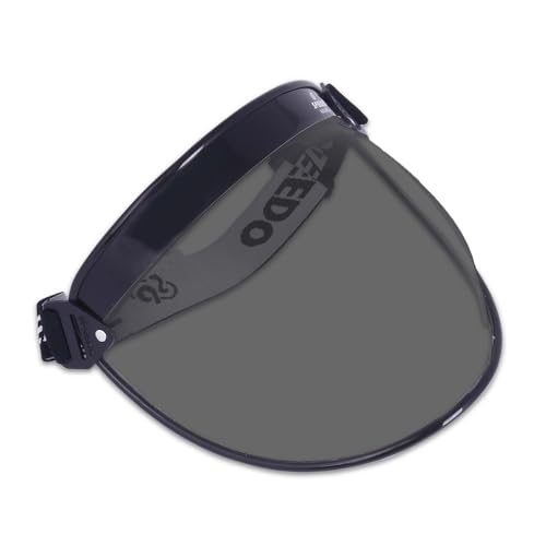 Image of bio clear Freddy Full Face Black Safety Cover Goggle,Bubble Face Shield, Full Face Protector, Used as helmet Visor or in Laboratory, Wood-working, Power Tool, Blowtorch, Welding Safety Goggle (Grey)