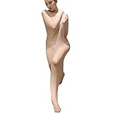 leesuo Unisex Women Men Sexy Plus Size Bodystocking High Elastic Sleeping Bag for Full Body Beige