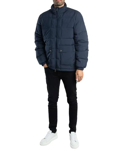 Gant Para Hombre. 7006443 Chaqueta De PlumóN De Largo Medio Marino (M), Casual, PoliéSter Reciclado, Sostenible - 7