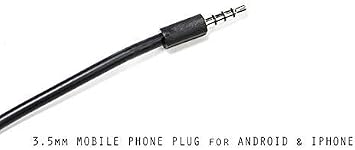 ArmorMason U94 PTT System Compatible with 3.5mm Mobile Phone/Android/iPhone (Civilian Wired)