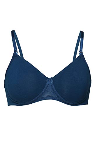 Image of Van Heusen Women's Everyday Cotton Bra|Medium Coverage|Non Padded|Non Wired|Seamless Moulded Cups|Anti Bacterial Tech| Keeps you Fresh|Sweat Absorbent|No Slip Soft Straps|Detachable Straps|Style 11001