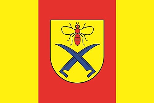 Drapeau Muchow pavoisement officiel de façade U24 dimensions 150 x 250 cm