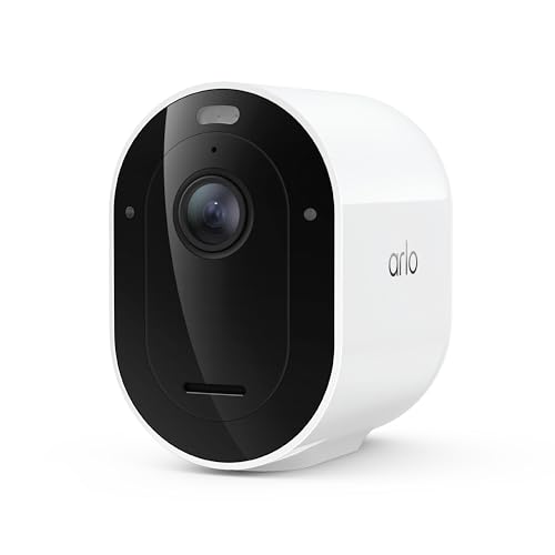 Image of Arlo Pro Security Camera 2K HDR (6th Gen, 2025 Release) - Wireless Outdoor Camera, Rechargeable Removeable Battery, Event Captions, Emergency Response, 1-Month Trial of Secure Plan, 1 Cam, White
