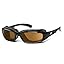 Glossy Black Frame-polarized Copper Lenses