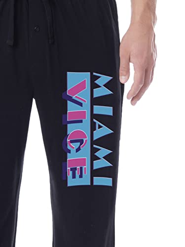 Miami Vice TV 1985 Men's TV Series Title Logo Classic Sleep Pajama Pants2
