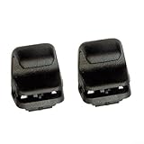 Contenu de l'emballage : chaque paquet contient 2 crochets de rideau de porte arrière intérieure, vous permettant de les installer facilement des deux côtés de la porte arrière de votre voiture