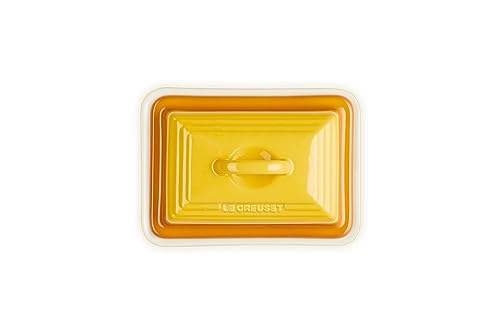 Le Creuset Stoneware Butter Dish, 900 g, 17 x 12.5 x 9 cm, Nectar, 70837176720000 - Image 4