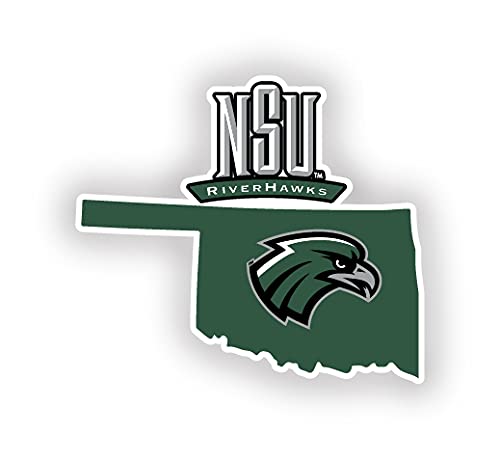 Northeastern State University Riverhawks 4 Inch State Shape Magnet Officially Licensed Collegiate Product