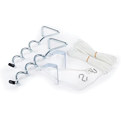 Camco 42563 RV AWN Barre de kit blanc pour auvent camping-car