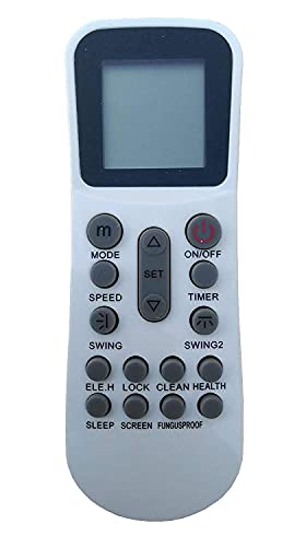 Image of LipiWorld 125 AC Remote Control (Old Remote Exactly Same Remote Will Only Work) Compatible for Aux AC Remote