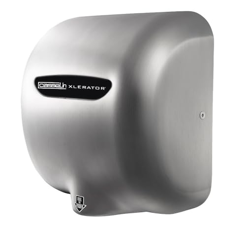 Casselin CXLSB Xlerator Händetrockner, Grau, Edelstahl 18/8