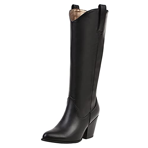 Bottes Cowboy Gicoiz Pointu pour affiner la jambe