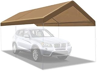 BenefitUSA Canopy ONLY 10'x20' Carport Replacement Canopy Outdoor Tent Garage Top Tarp Shelter