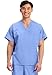 Cherokee Big and Tall Originals Unisex V-Neck Scrubs Shirt, Ciel, XXXX-Large