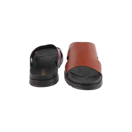 Image of Metro Men Leather Comfort Everyday Casual Slippers