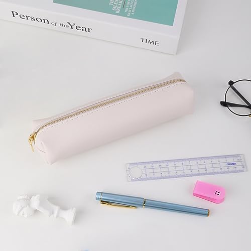 Oyachic White Pencil Case,Small Pencil Pouch, Long Leather Cute Aesthetic Makeup Pen Bag by Oyachic - Used condition - Image 8