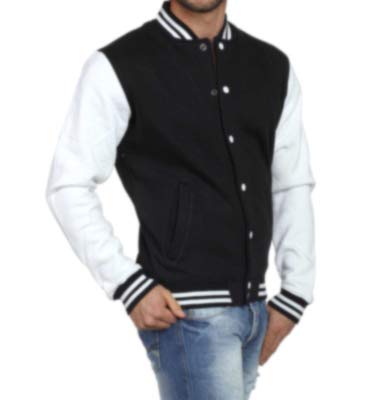 Jaqueta College Criativa Urbana Americana Lisa Preto M