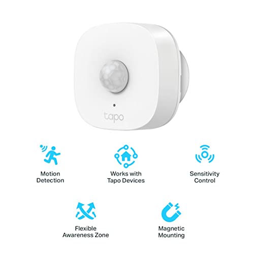 Image of TP-Link Motion Sensor Starter Kit: Motion Sensor T100 + Hub H100 (Long Battery Life, Wide Range Detection, Adjustable Sensitivity, Real-Time Notification, Smart Action)