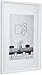 Produktbild walther design, ES045W Steel Style, Kunststoff-Bilderrahmen, 30x45 cm, weiß