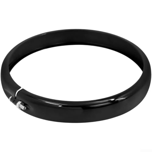 Anillo de faro de 5.75 anti-óxido en aluminio negro para renovar Sportster 1200
