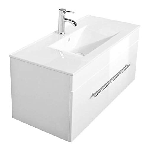 Emotion Waschtischunterschrank Hera 1000 | In Weiss hochglanz - HERA1000000101DE Emotion Waschtischunterschrank Hera 1000 | In Weiss hochglanz