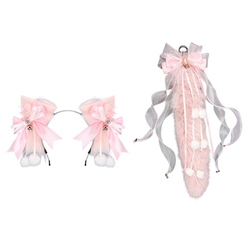 Bandeau oreilles de loup confort pour éviter la douleur en soirée cosplay