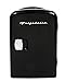 Frigidaire Mini Portable Compact Personal Fridge Cools & Heats, 4 Liter Capacity Chills Six 12 oz Cans, 100% Freon-Free & Eco Friendly, Includes Plugs for Home Outlet & 12V Car Charger (Black)