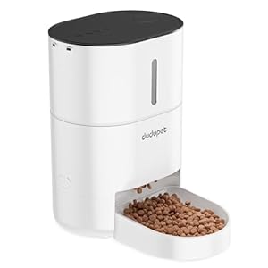Automatic Cat Feeder – 4L Automatic Cat Food Dispenser Battery-Operated with 180-Day Battery Life, 6 Meals 120 Portions Per Day, 10S Dining Voice Record