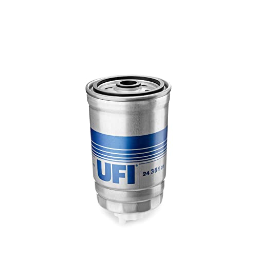 UFI Filters, Filtro de Gasolina 24.351.01, Filtro de Combustible de Recambio, Apto para Coches y Furgonetas, Apto para Modelos Alfa Romeo, Atlas Copco, Citroen, Fiat, Ford, Iveco, Lancia, Opel, Scania