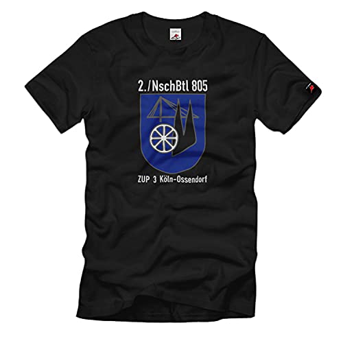 Badges NschBtl 805 ZUP 3 avec logo haute visibilité noir