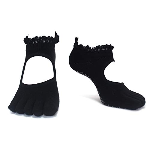 [Finger] 5�{�w ���K �\�b�N�X �o���G �s���e�B�X ����~�� ���f�B�[�X ���K �E�F�A (22.0-24.5 cm, �X����(Swan) - Black)