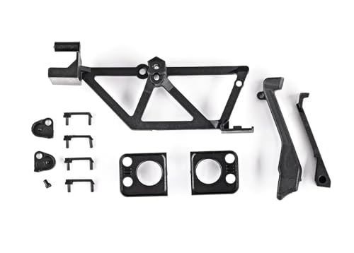 TRAXXAS TRX4M Door handles (4)/ light mounts, front (left & right)/ light retainers, front bumper (left & right)/ fuel cap/ snorkel/ spare tire mount (fits #9712 body)