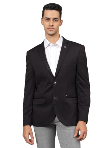 Image of Cantabil Solid Full Sleeves Notch Lapel Casual Blazer for Men | Casual Blazer for Men | Men Blazer for Casual | Blazer for Men Casual (P MBZC00061)
