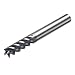 Sandvik Coromant RA216.24 Carbide Corner Radius End Mill, TiAlN Monolayer Finish, 50 Deg Helix, 4 Flutes, 4.000" Overall Length, 0.500" Cutting Diameter, 0.5" Shank Diameter, 0.062" Corner Radius