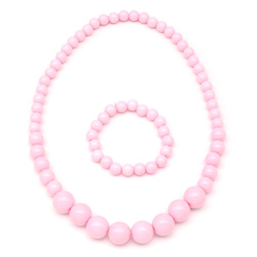 Elesa Miracle Little Girl Handbag Beauty Set Kids Plush Handbag + Flower-shaped Clip-on Earrings Rings Hair Clips and Hair Ties + Necklace and Bracelet Set (Pink)
