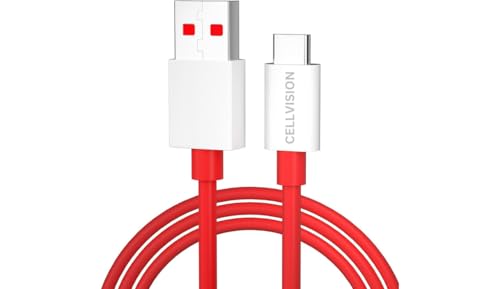 Image of c type charger cable for OPPO F15, OPPO F17, OPPO F17 Pro, OPPO F19 Pro, OPPO F19 Pro+ 5G, OPPO F21 Pro, OPPO F21 Pro 5G Original USB Sync Quick Charge Cable (JQ-RED)