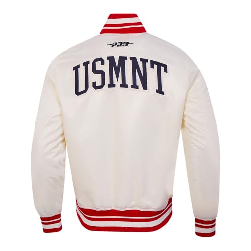 Image of Pro Standard National Teams mens Mens Usmnt Classic Chenille Satin Jacket