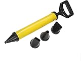 BALLSHOP Fugenpistole Für Mörtel, Handmörtelpumpe Beton Spritze Mit Zubehör, DIY Mörtelspritze, Handmörtelpumpe Mörtelpresse, Fugenspritze Mit 4 Düse