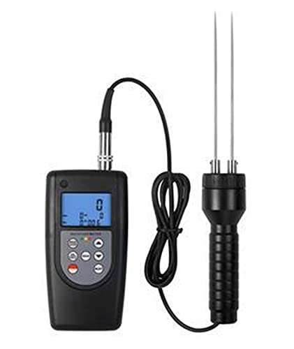 HEQIE-YONGP Holzfeuchtigkeitsmesser Digitaler Feuchtigkeitszähler Bodenfeuchtigkeitszähler Bodenfeuchte-Inhalt Tester Feuchtigkeitssensordetektor.