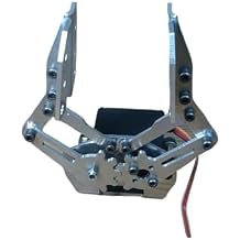 Silver Aluminum Alloy Gripper Robotic Arm Hand Metal Robot Claw1pcs Claw