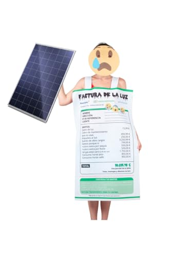 DISBACANAL Disfraz Factura de luz - Adulto