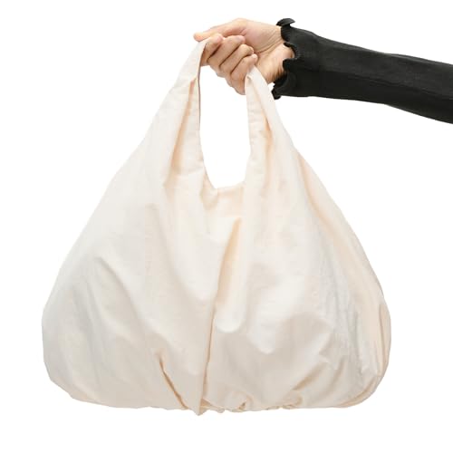 Grand sac à main femme LeGer Lotti : cabas shopper souple look puffer