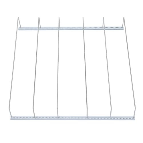 HAMPPLIES Organizer per Bevande da Frigorifero Antiribaltamento, Portabottiglie e Porta Lattine Compartimentato 40x42 Cm, Compatibile Congelatori e Mini Frigo per Ufficio e Casa