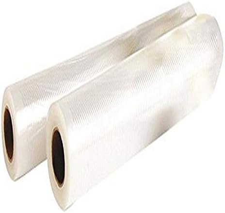 8”x10’ Vacuum Sealer Bag Roll - Sold by 2 Rolls, For NutriChef PKVS10BK, PKVS10WT, PKVS18SL, PKVS18BK, PKVS20STS, PKVS30STS, and Other Vacuum Air Sealing Systems - NutriChef, AZPRTPKVS10RL
