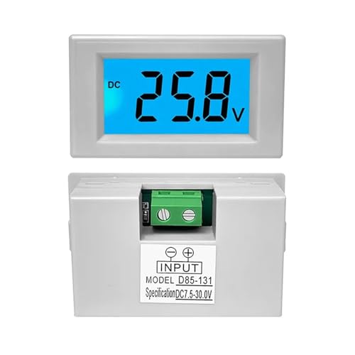 Voltmètre numérique LCD haute précision D85-131 écran rétroéclairé basse consommation