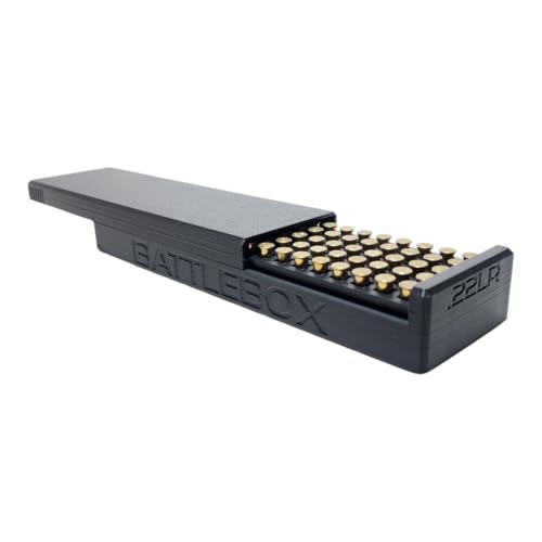 100-round 22 LR Ammo Storage Box (100-rounds, Black)
