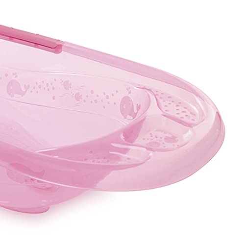 Adoleta Bebê Aconchego Banheira, Rosa (Translúcido), 22 L