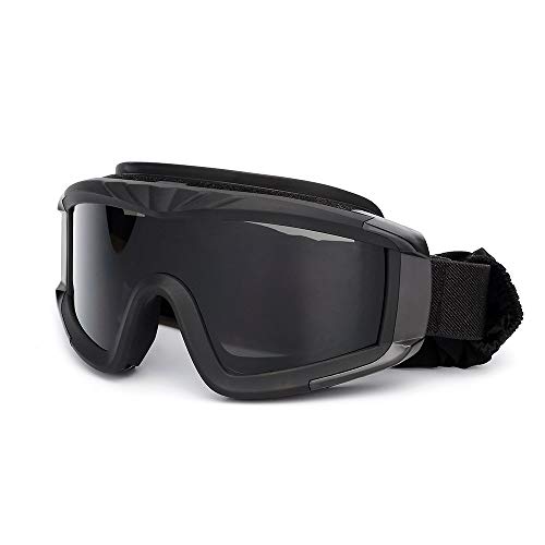 Image of Motorcycle Goggles for Men and Women - UV400 Protection, Anti-Fog, Scratch-Resistant Lens, Adjustable Strap, Windproof and Dustproof Riding Eyewear for Off-Road & Dirt Bike