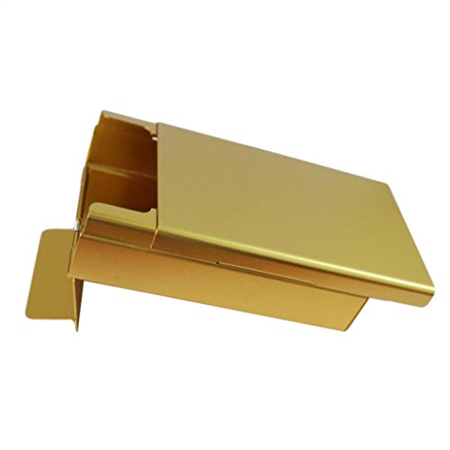 Geshiglobal cigarettes Coque Box Auto Push-Pull Poche Tabac Packs support pour récipient de stockage Cover