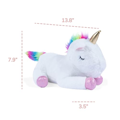 PixieCrush Unicorn Stuffed Animals for Girls Ages 3-8 - Mommy Unicorn with 4 Baby Unicorns - Magical Unicorn Pillow Plushie - Enchanting Stuffed Unicorns - Thumbnail 4